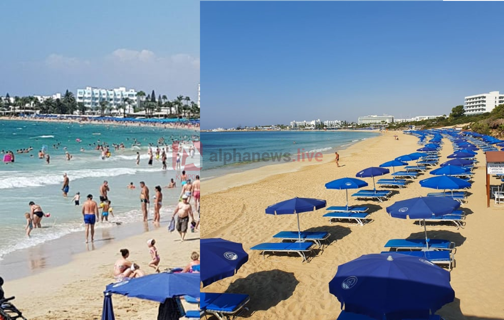 ΦΩΤΟ: Στην ίδια παραλία της Αγίας Νάπας, 365 ημέρες μετά…