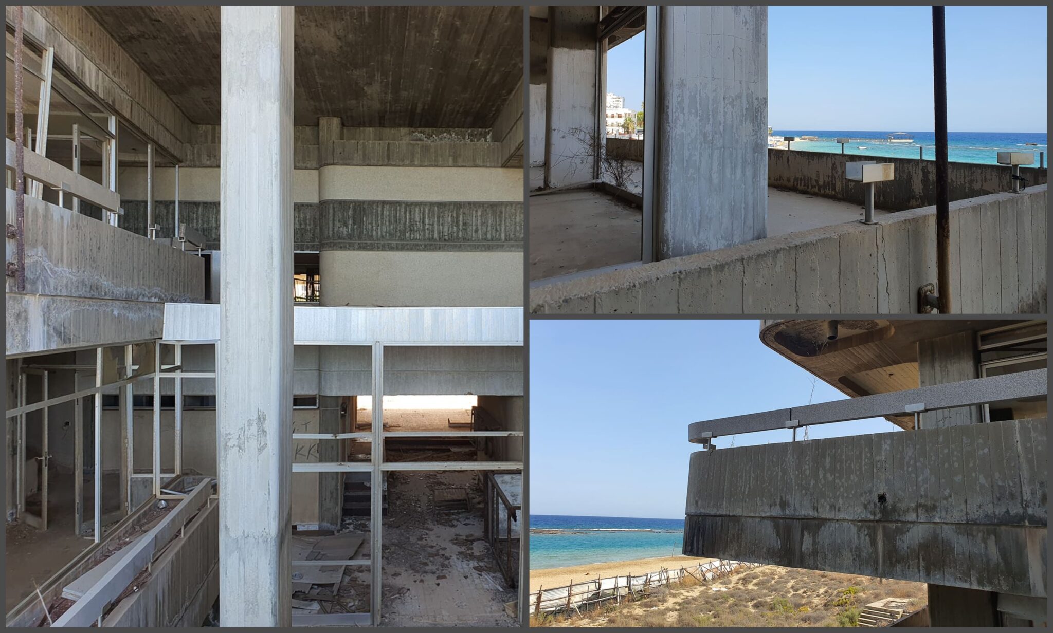 Ένα έργο τέχνης στον τοίχο θυμίζει ακόμη την αίγλη του "Aspelia Ηotel" (ΦΩΤΟ)