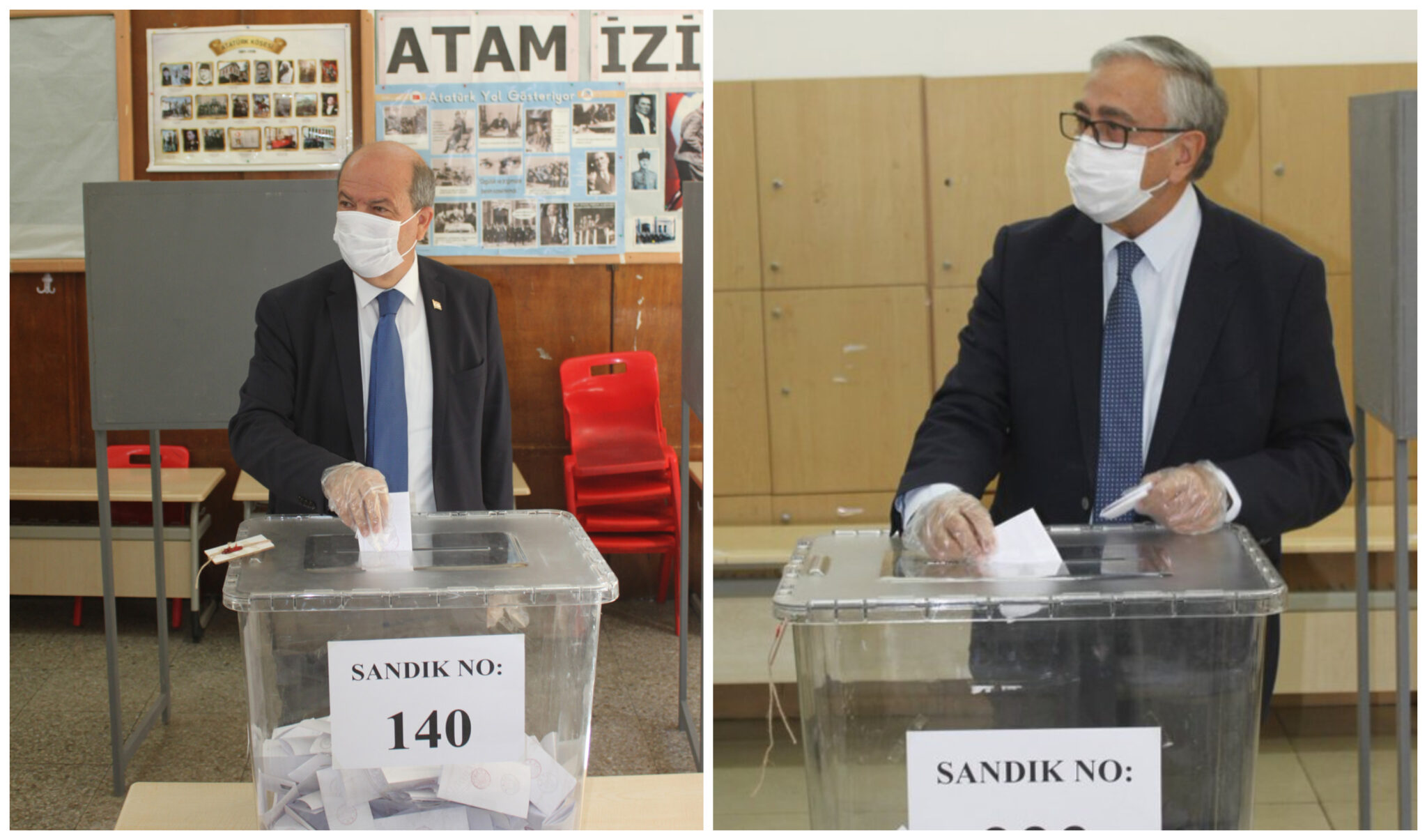 Άσκησαν το "εκλογικό τους δικαίωμα" οι δυο μονομάχοι (ΦΩΤΟ)