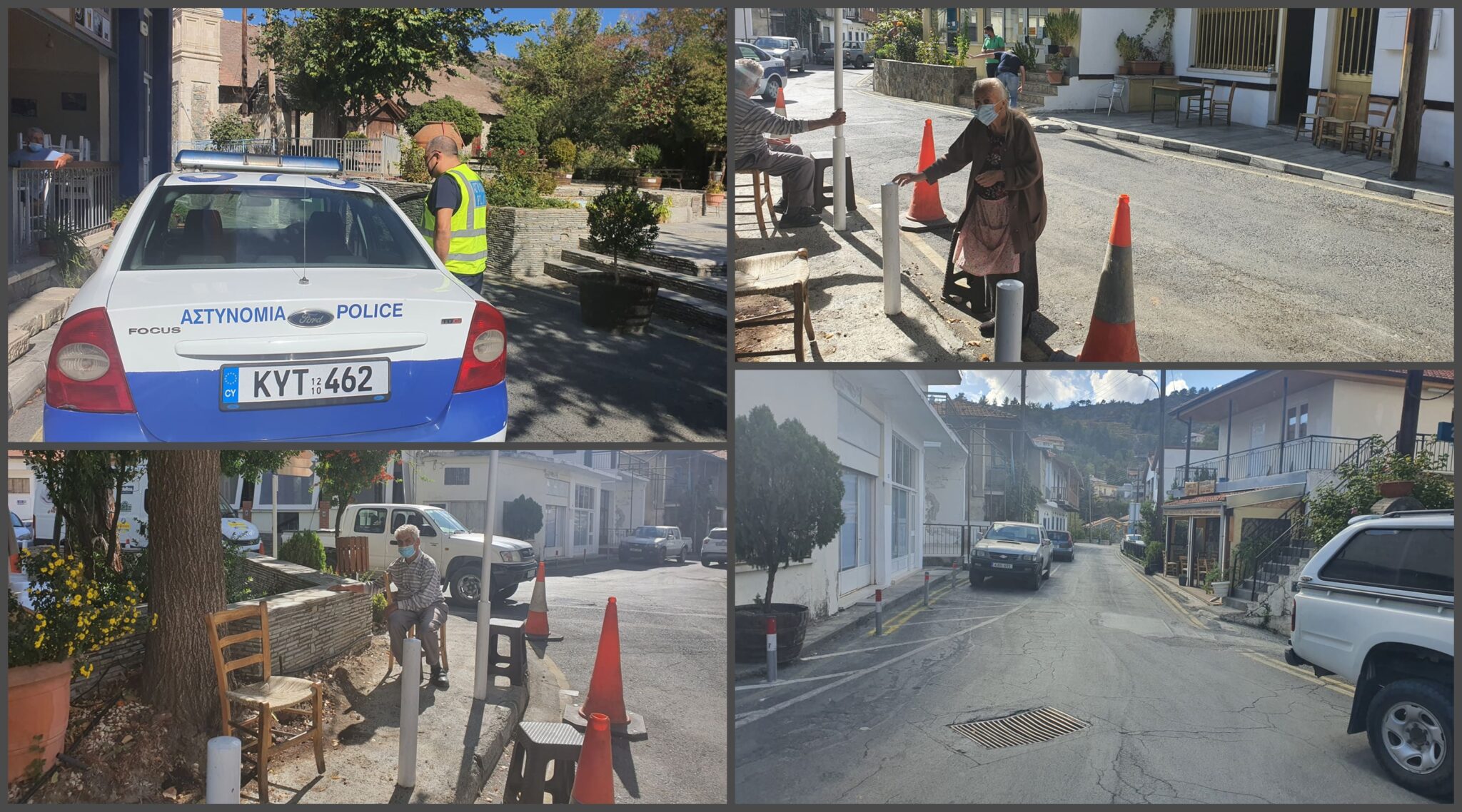 Ερήμωσαν οι δρόμοι της Κυπερούντας εξαιτίας των πολλών κρουσμάτων κορωνοϊού