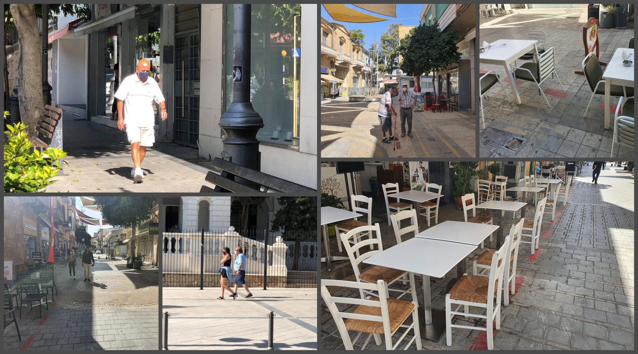 Πίνουν μία γουλιά, τρώνε μια μπουκιά και ξαναφορούν την μάσκα τους (ΒΙΝΤΕΟ&ΦΩΤΟ)