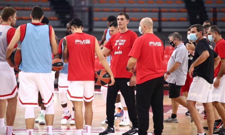 Χωρίς προβλήματα ο Ολυμπιακός, αρνητικά όλα τα τεστ κορωνοϊού