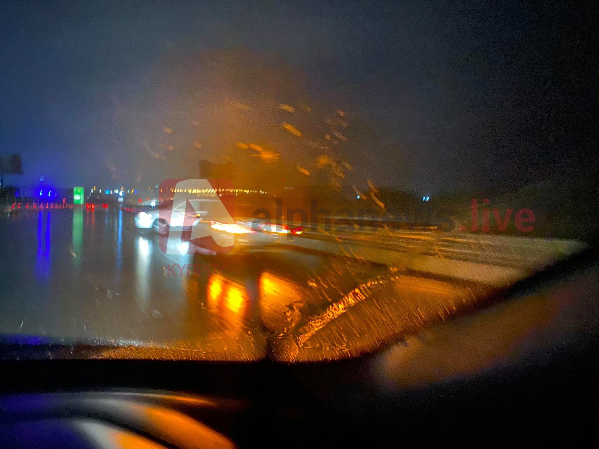 Τροχαίο στο highway πριν τη βιομηχανική περιοχή Ιδαλίου (ΦΩΤΟ)