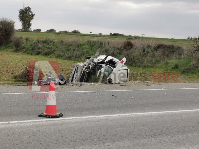 Νεκρός και σοβαρά τραυματίας, ο τραγικός απολογισμός του δυστυχήματος στο Ακάκι