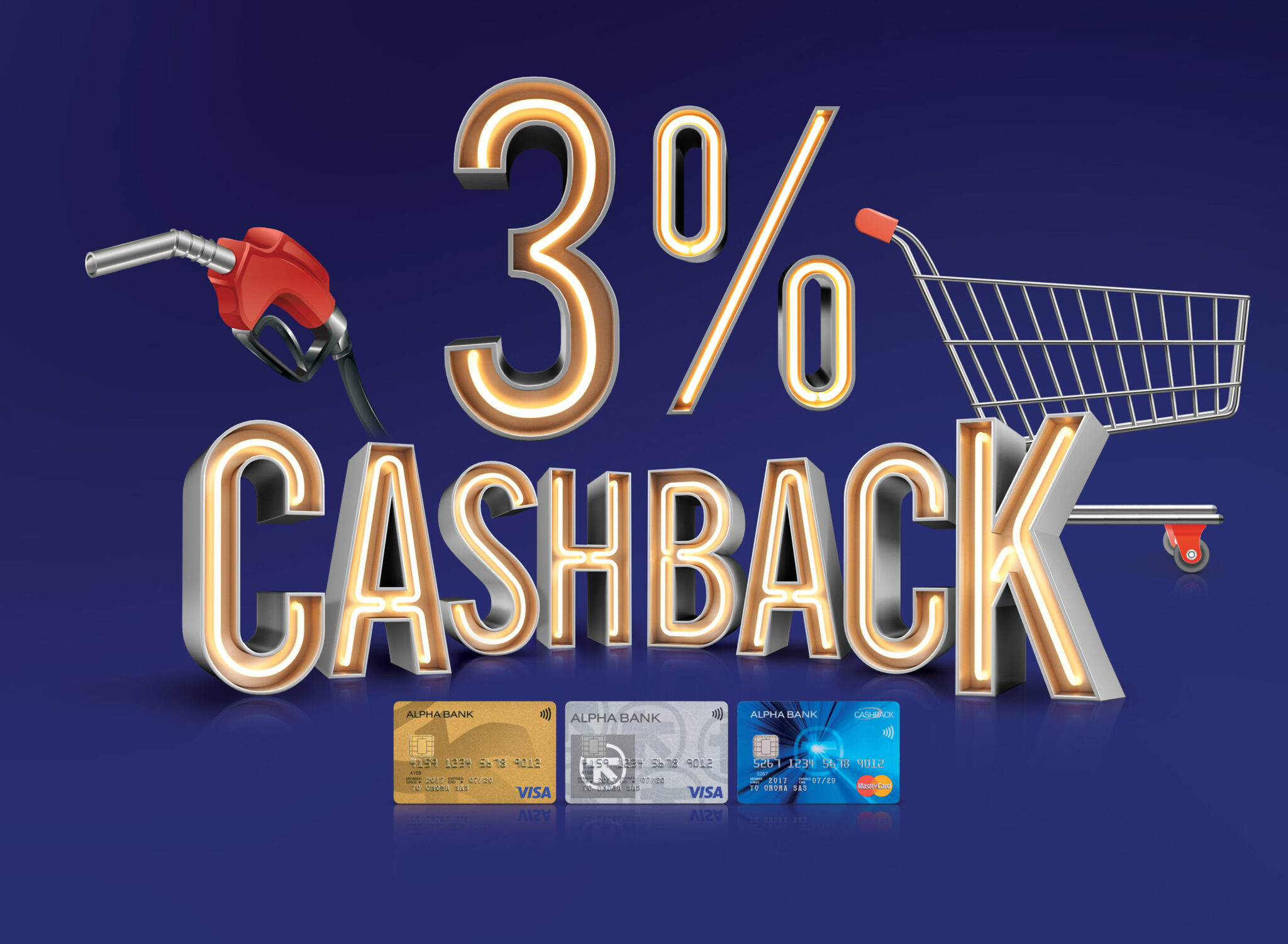 Alpha Bank: επανέρχεται το CASHBACK με 3% επιστροφή μετρητών