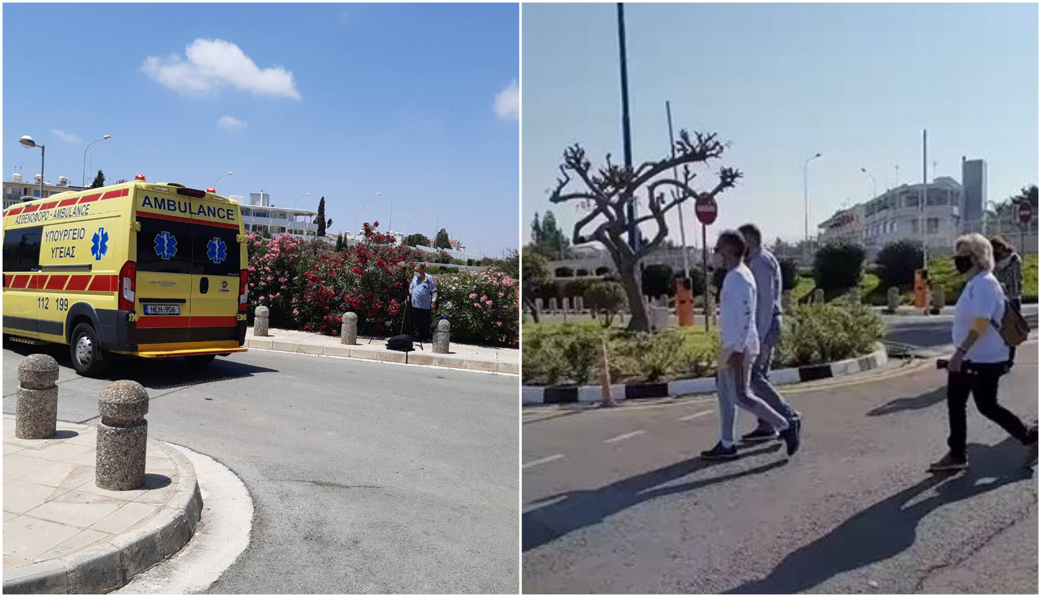 Περπάτησε 11χλμ για τους γιατρούς και νοσηλευτές του νοσοκομείου αναφοράς (VID)