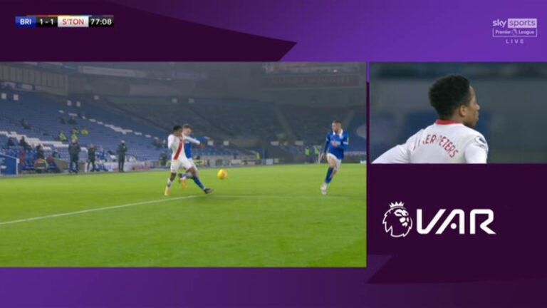 Το φάουλ που μετατράπηκε σε πέναλτι στο Μπράιτον – Σαουθάμπτον (ΒΙΝΤΕΟ)