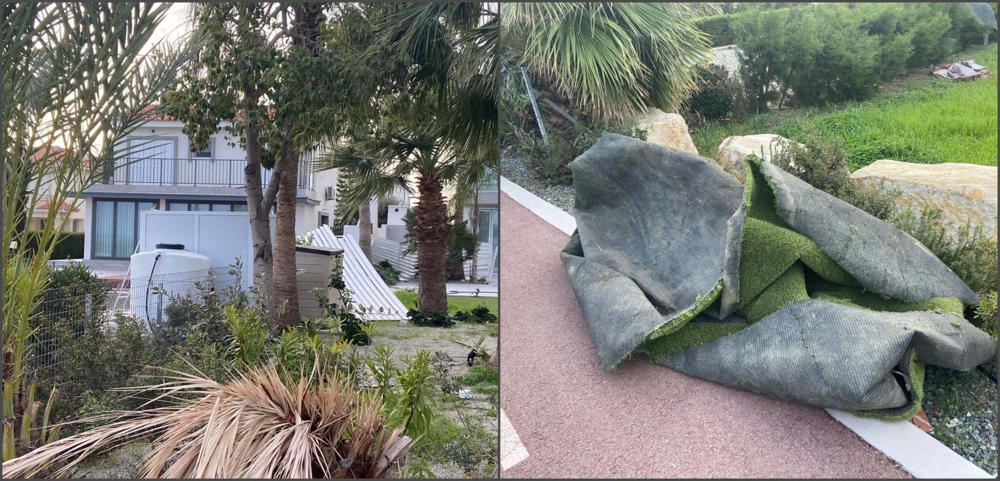 Μια βδομάδα μετά το πέρασμα του ανεμοστρόβιλου στα Περβόλια (ΦΩΤΟ)