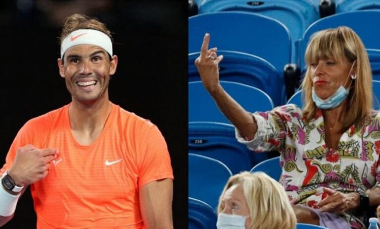 Η «φίλαθλος» τένις εξηγεί: «Γι’ αυτό έκανα χειρονομία στον Ναδάλ»