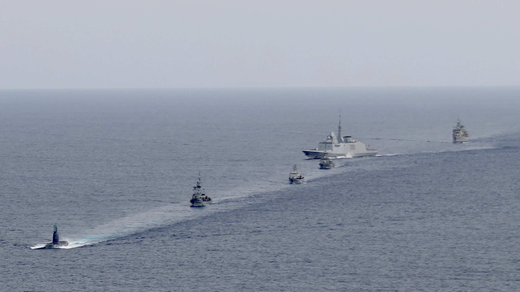 Εντυπωσιακές εικόνες από διεθνή αεροναυτική άσκηση με συμμετοχή της Κύπρου