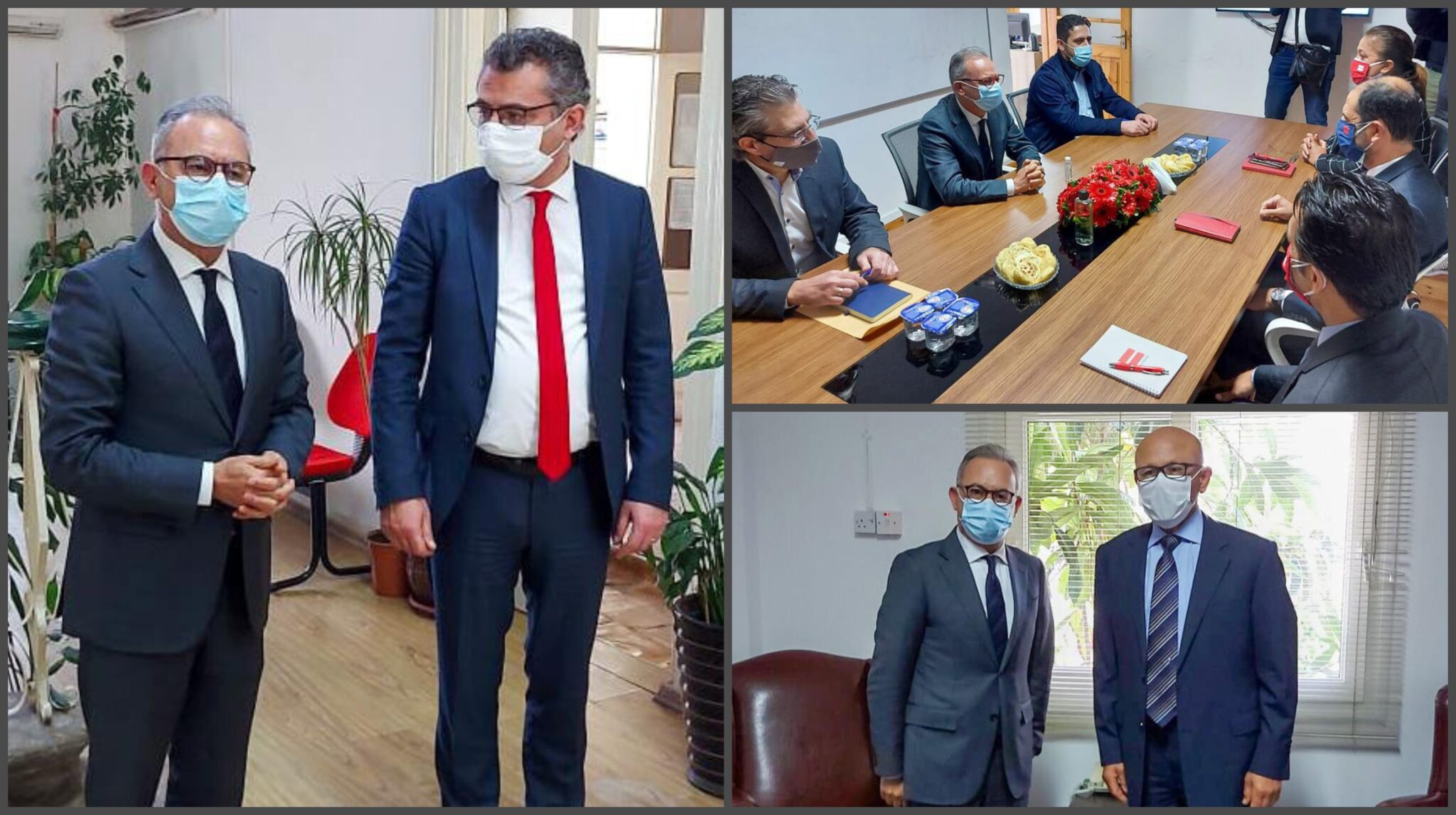 Ο Αβέρωφ στα κατεχόμενα: Είδε Ερχιουρμάν, Οζερσάι και Ταλάτ ενόψει Πενταμερούς