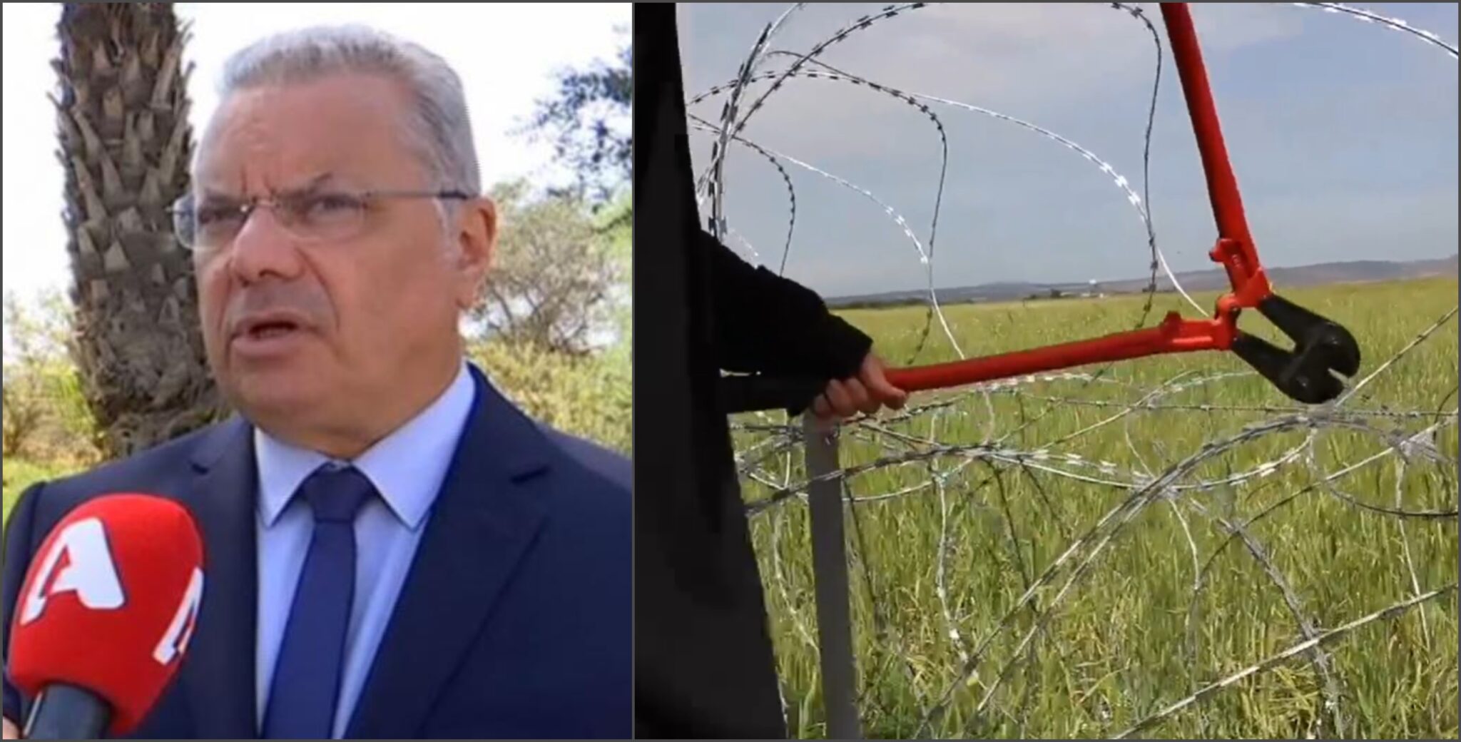 ΦΩΤΟ: Έκοψαν μέρος του φράκτη στον Αστρομερίτη και "τύλιξαν" το ΥΠΕΣ