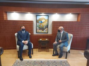 Οι εξελίξεις στο Κυπριακό στο επίκεντρο συνάντησης Αδάμου – Πρέσβη Γεωργίας