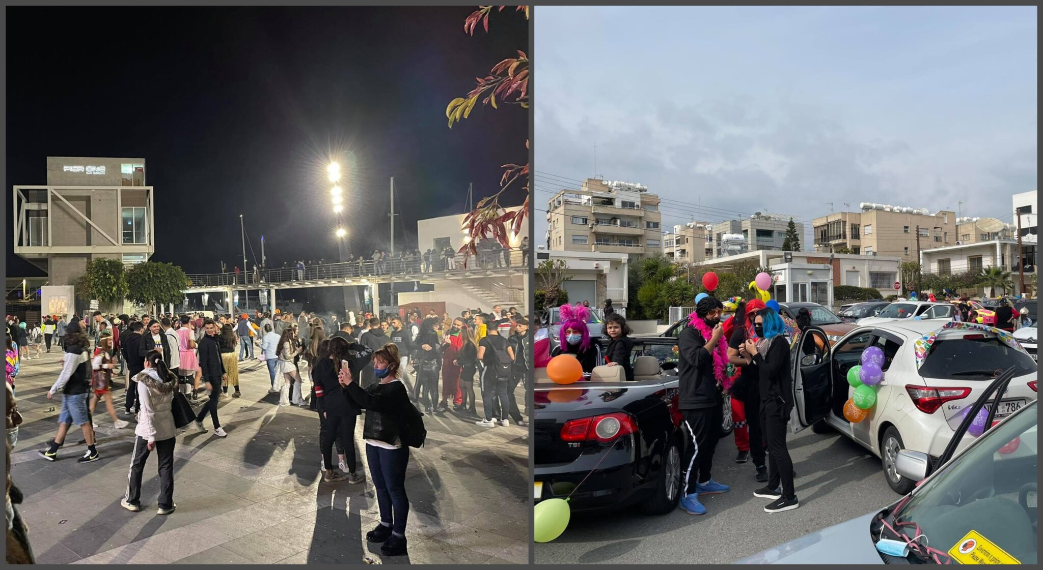 Πως η αυτοκινητοπομπή καρναβαλιστών κατέληξε σε ξέφρενο γλέντι στο παλιό λιμάνι;