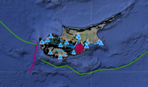 Μεγέθους 2,4 Ρίχτερ και με επίκεντρο 20χλμ έξω από την Λάρνακα ο σεισμός