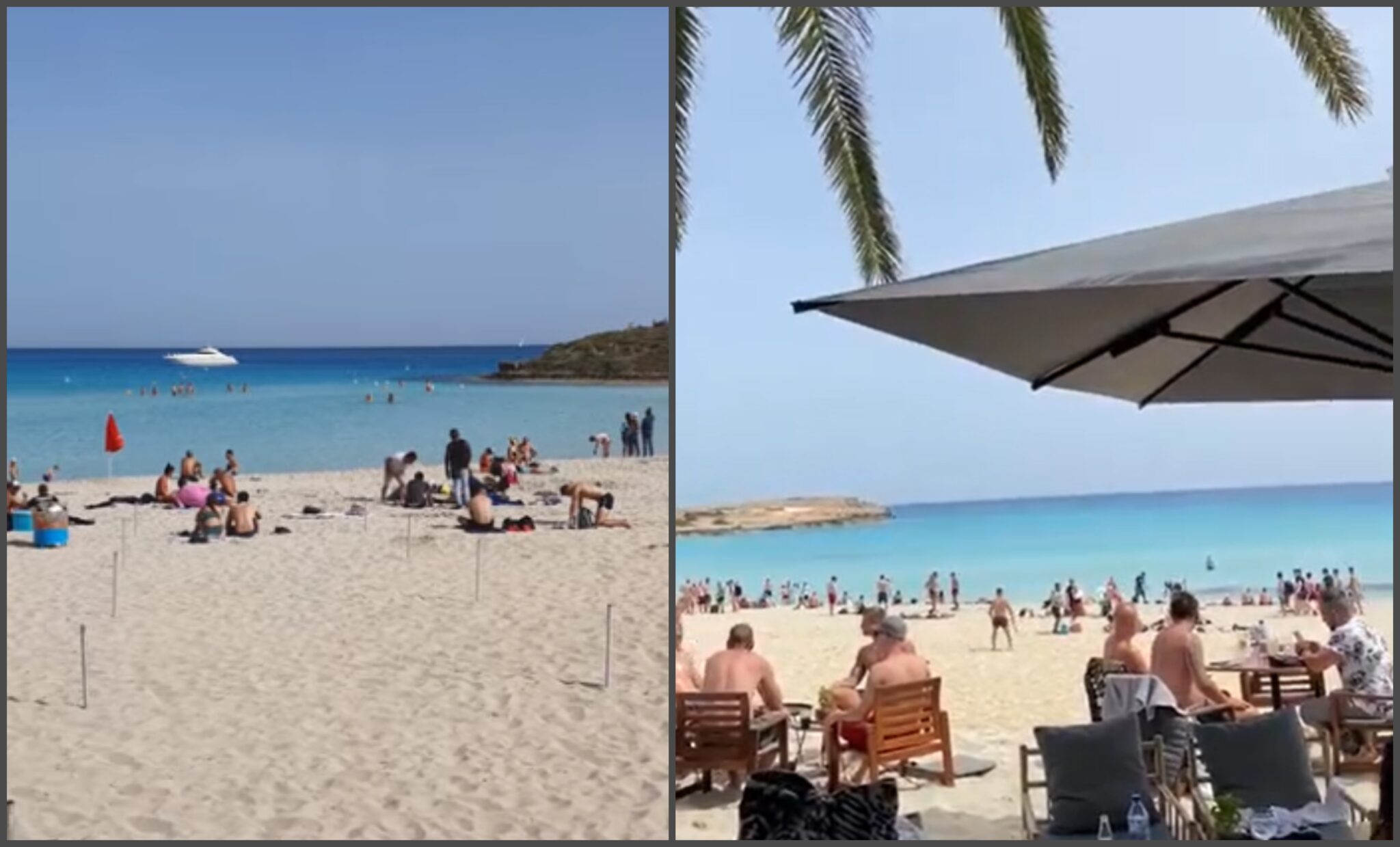 ΒΙΝΤΕΟ: "Ψηφίσαν" παραλία για τη Σαββατιάκη βόλτα οι Κύπριοι