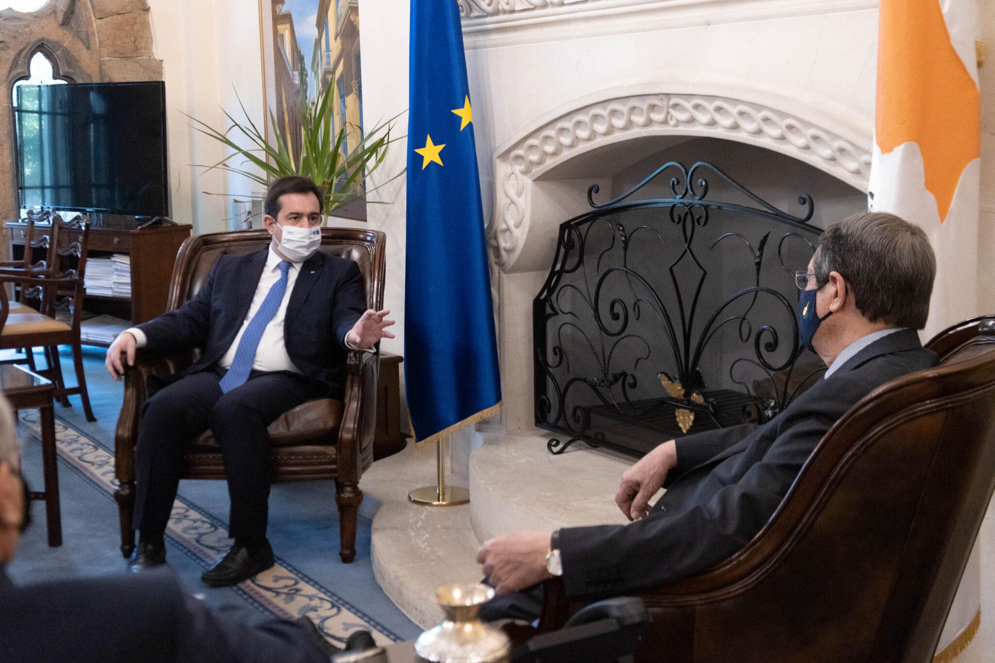 Συζήτησαν την μεταναστευτική στρατηγική Πρόεδρος Αναστασιάδης-Μηταράκης