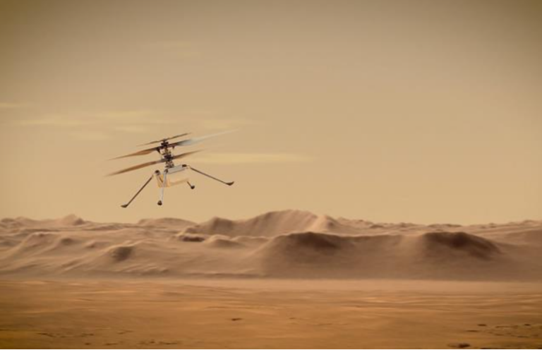 Ελικόπτερο της NASA επιχειρεί την πρώτη πτήση στον Άρη