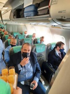 Η Cyprus Airways στηρίζει τις συνομιλίες της Γενεύης με  προεδρική πτήση