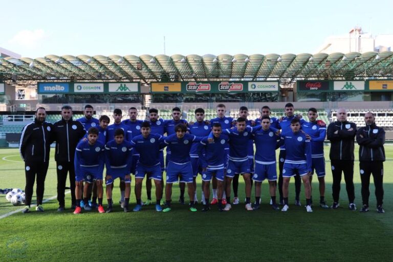 Τον Ιούνιο του 2022 ο αγώνας της Εθνικής Ελπίδων στη Λευκορωσία