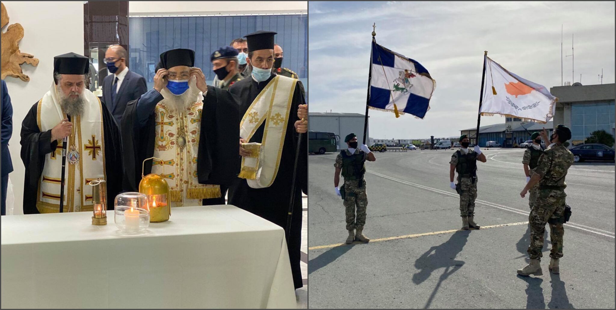 Με τιμές αρχηγού κράτους υποδέχθηκε η Κύπρος, το Άγιο Φως (ΒΙΝΤΕΟ)