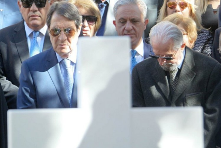 Το αντίο του Προέδρου Αναστασιάδη στον αγαπημένο του φίλο Παντελή Κούρο