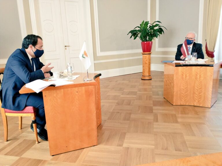 Πλήρης στήριξη της Λετονίας στις προσπάθειες επίλυσης του Κυπριακού