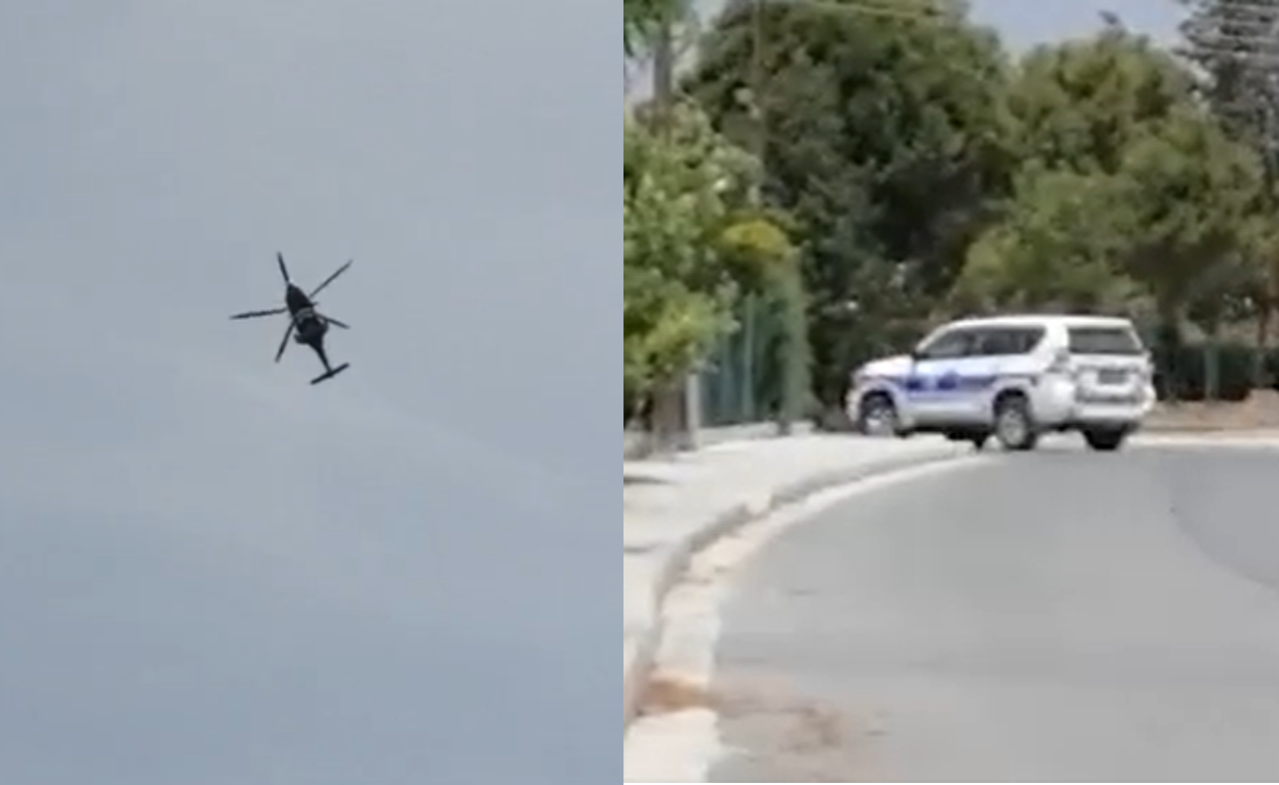 ΒΙΝΤΕΟ: "Χτενίζουν" το Ζύγι για τους δύο που απέδρασαν με κουβέρτες από Μενόγεια