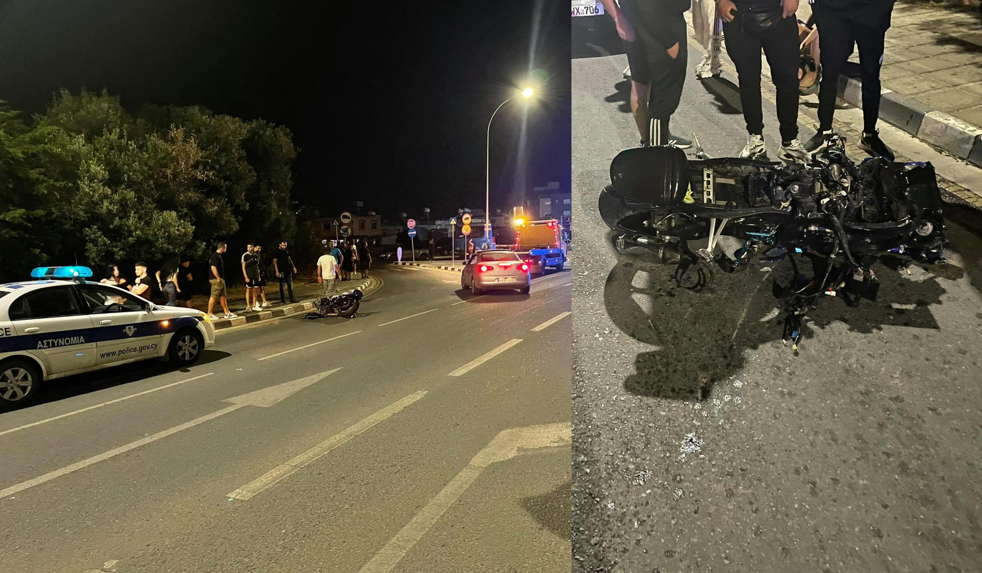 Σφοδρότατη σύγκρουση: Κινδυνεύει να χάσει το πόδι του ο 20χρονος μοτοσικλετιστής