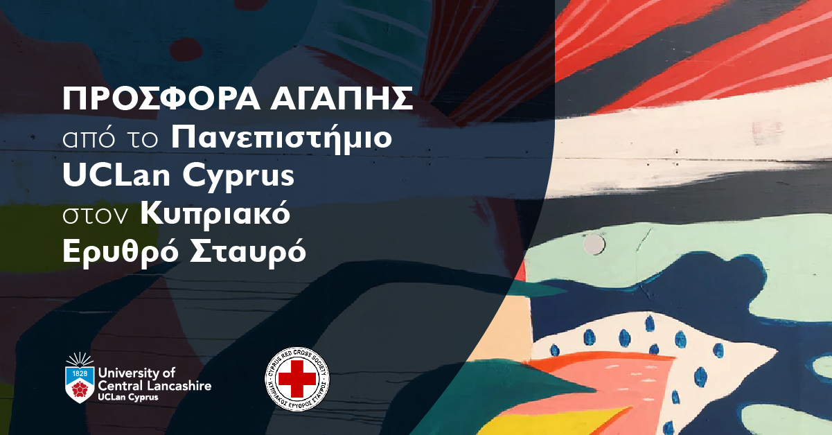 Προσφορά αγάπης από το Πανεπιστήμιο UCLan Cyprus στον Κυπριακό Ερυθρό Σταυρό