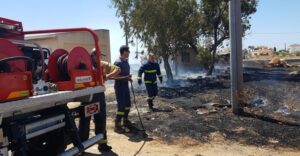 Πυκνοί καπνοί "σκέπασαν" τον αυτοκινητόδρομο Λεμεσού-Λάρνακας