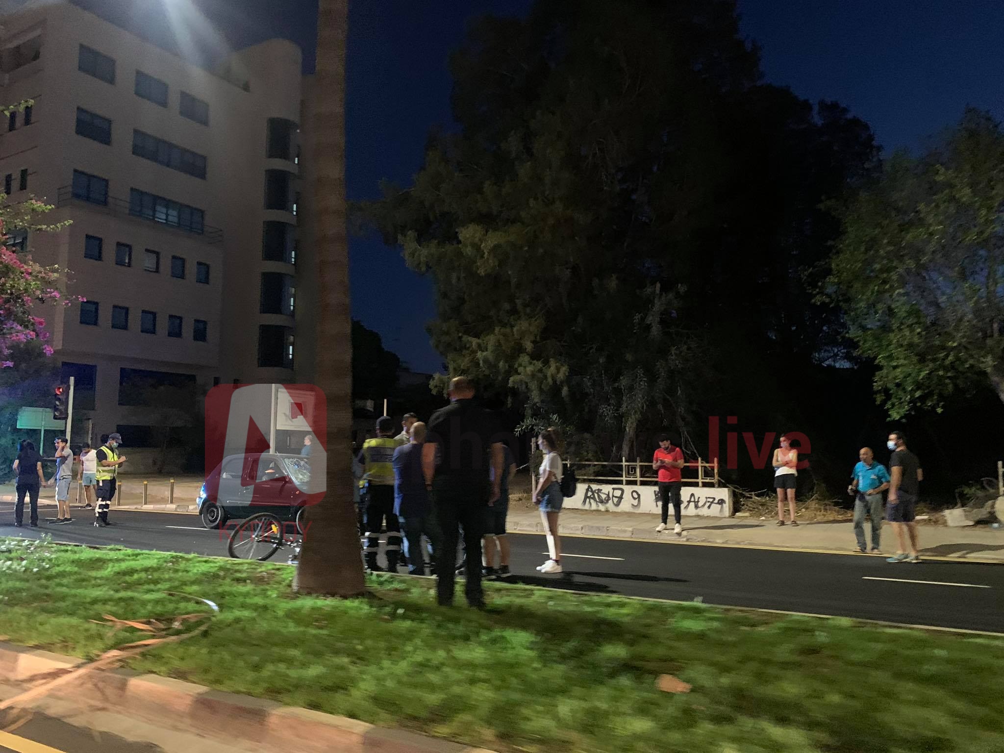 Στο ΓΝ Λευκωσίας 15χρονος ποδηλάτης που παρασύρθηκε από όχημα