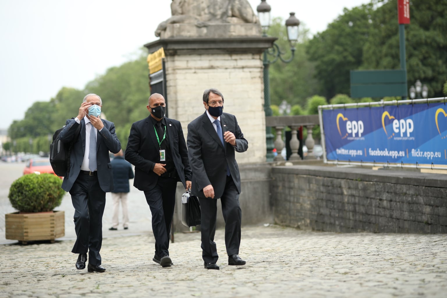 Ενημέρωσε τους ηγέτες του ΕΛΚ με έμφαση στα Βαρώσια ο Πρόεδρος