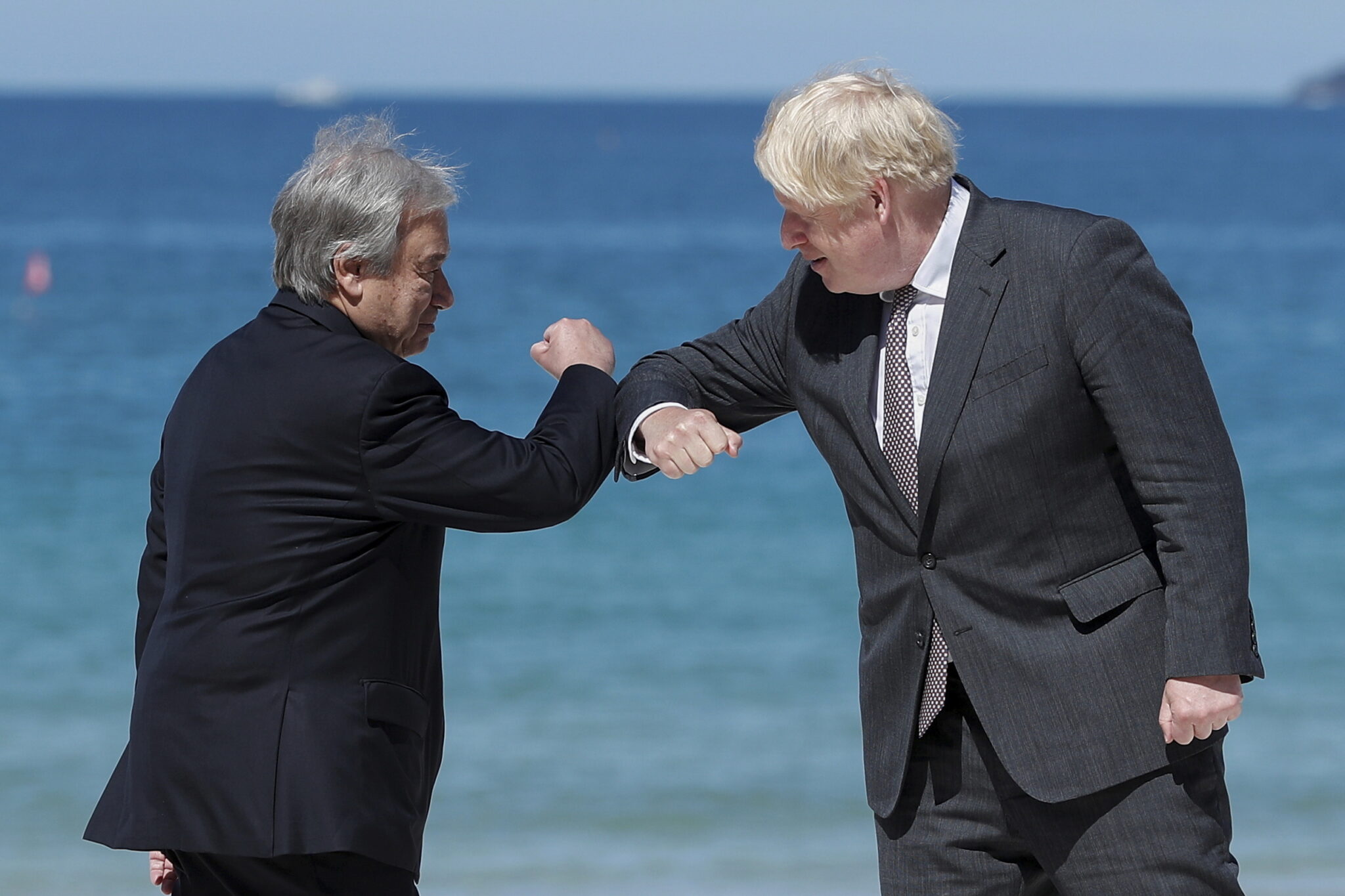 Το Κυπριακό στη συζήτηση Τζόνσον-Γκουτέρες στο περιθώριο του G7