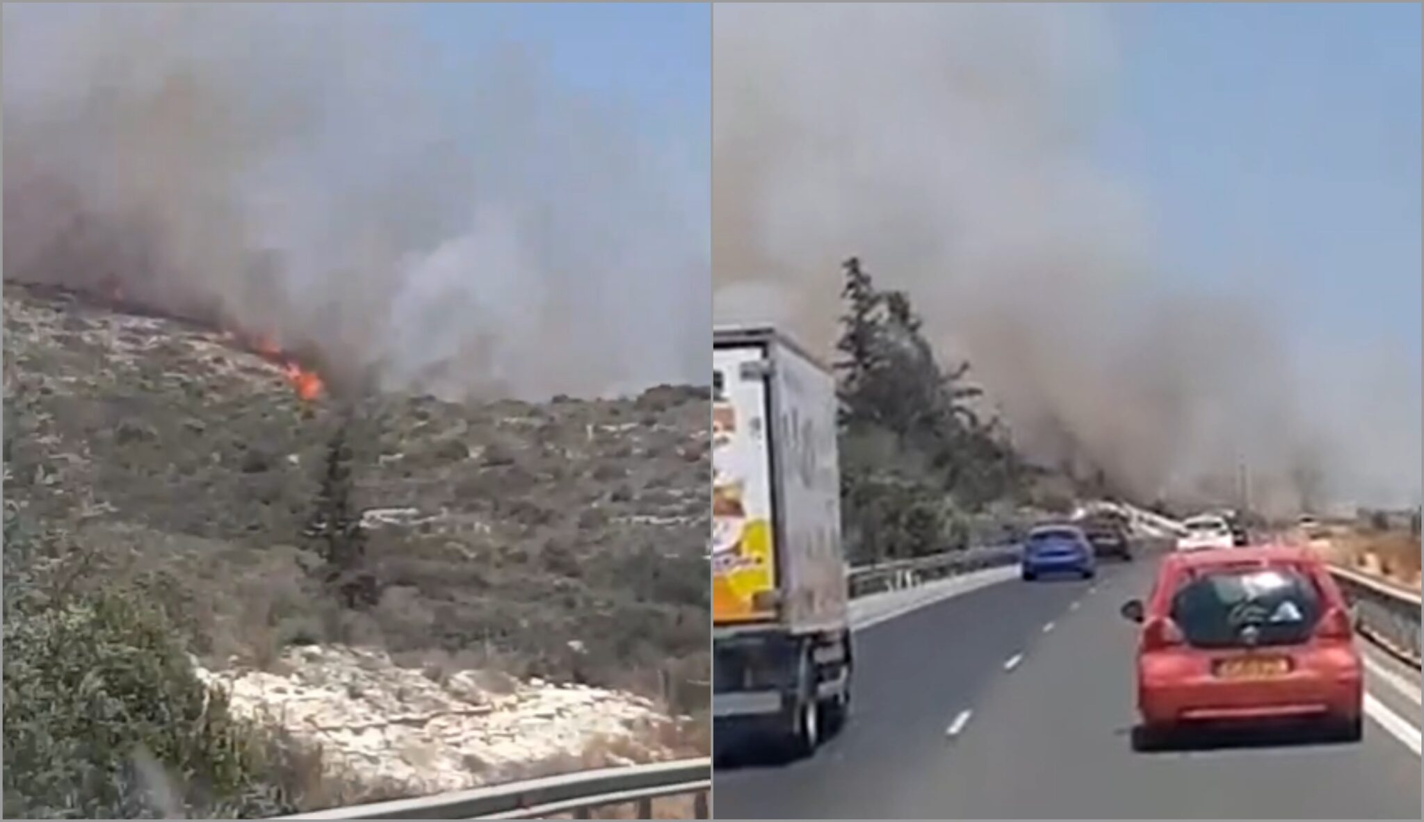 Άνοιξε ο δρόμος αλλά συνεχίζεται η μάχη με τις φλόγες στην Παρεκκλησιά