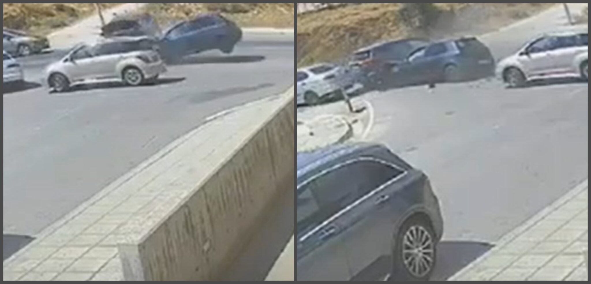 Βίντεο ντοκουμέντο από τη στιγμή του τροχαίου ατυχήματος στο Τσέρι