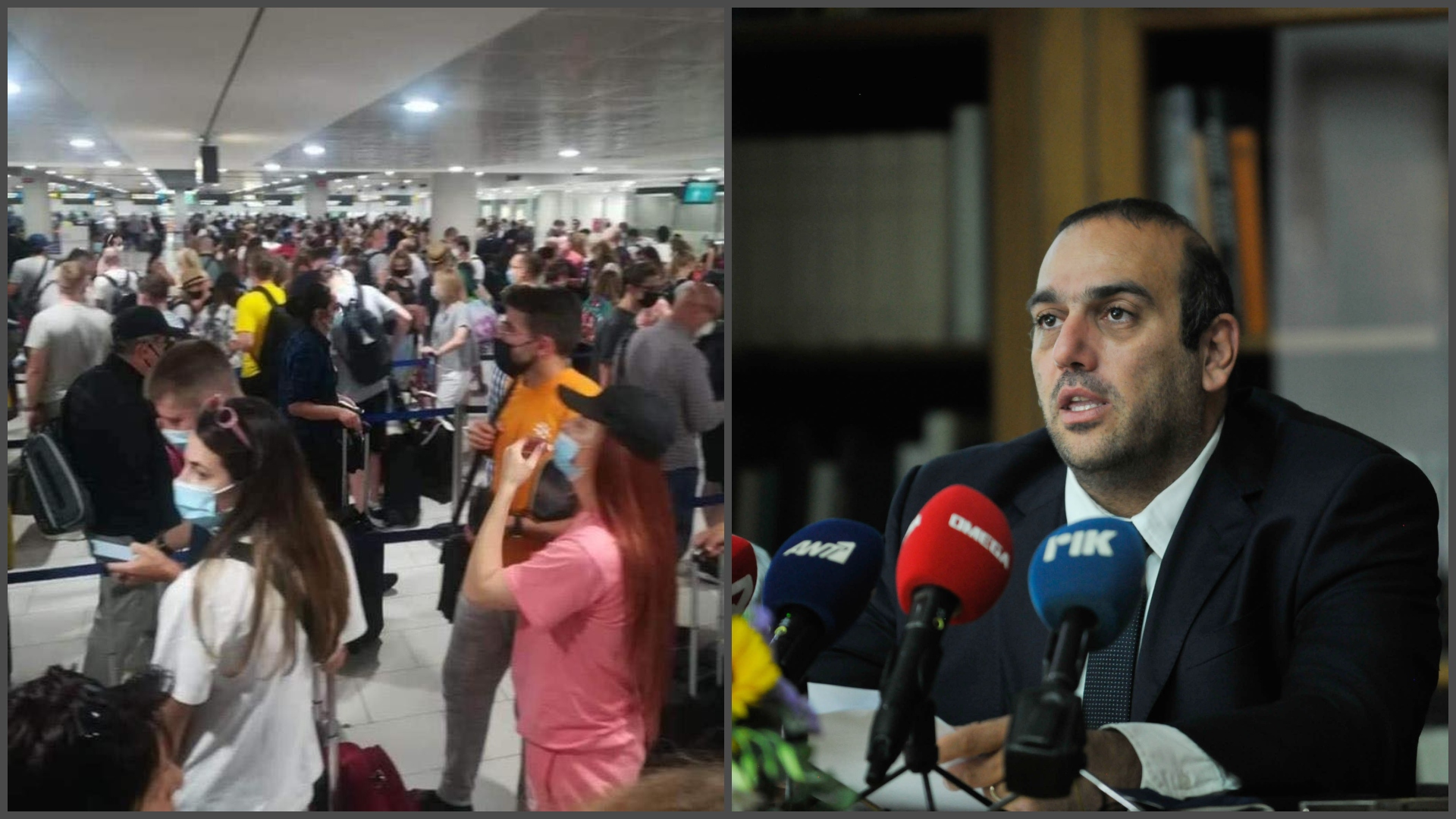 Tι λέει ο Καρούσος για τη φωτογραφία από το αεροδρομιο Λάρνακας που έγινε viral