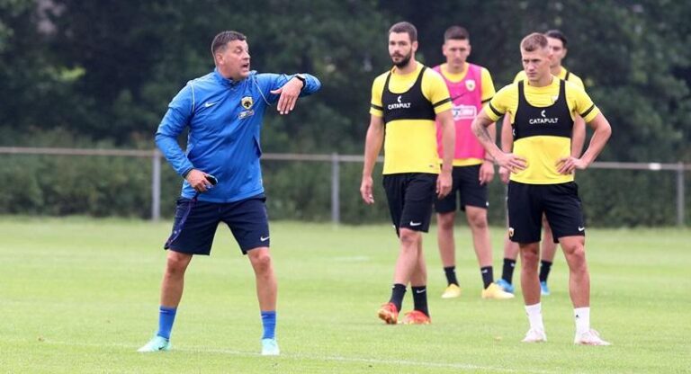 Χωρίς δύο η προπόνηση στην Ολλανδία για την ΑΕΚ