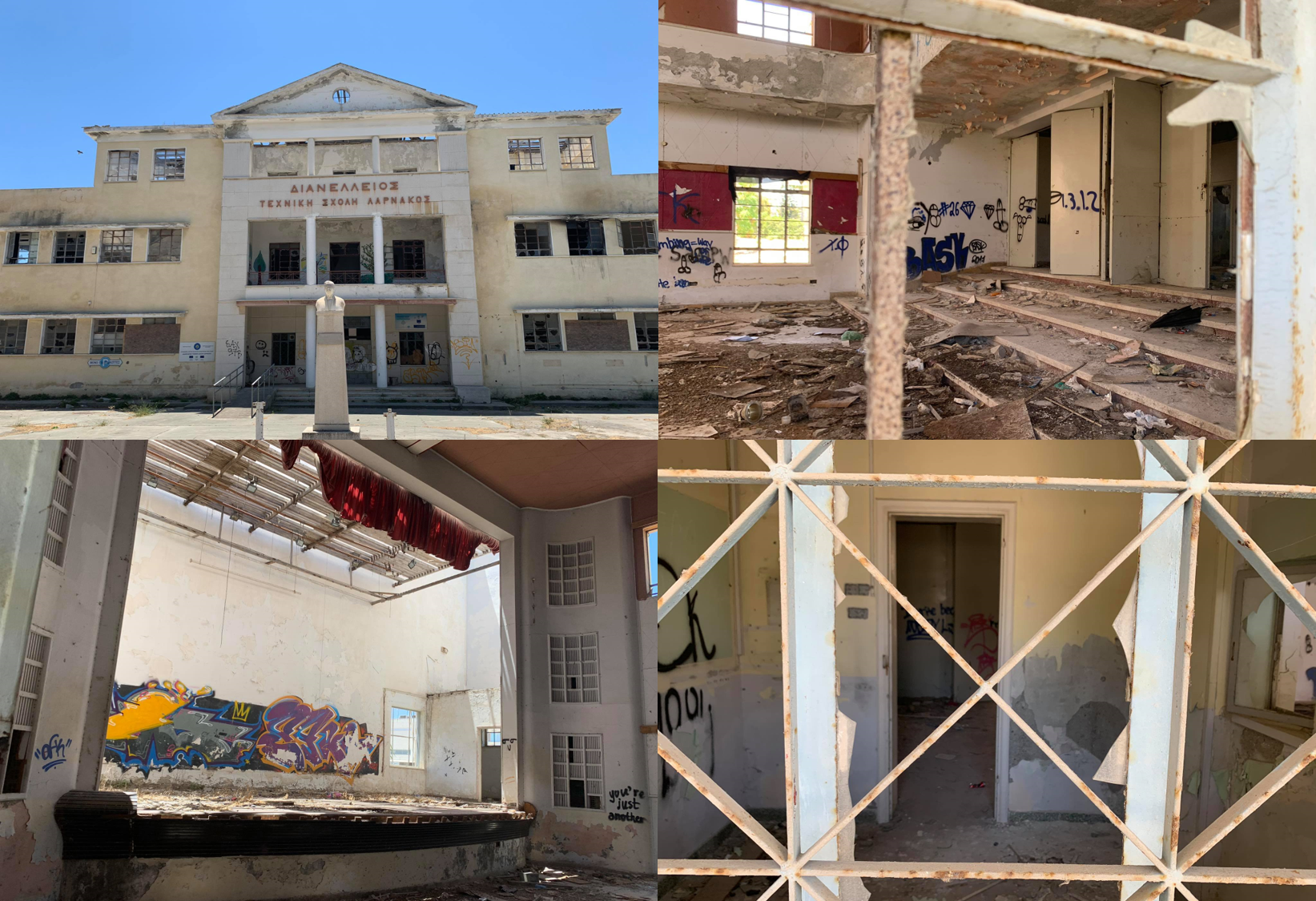 Μπάζα, τρωκτικά και…αναμνήσεις στο ιστορικό σχολείο της Διανέλλειου (ΒΙΝΤΕΟ)