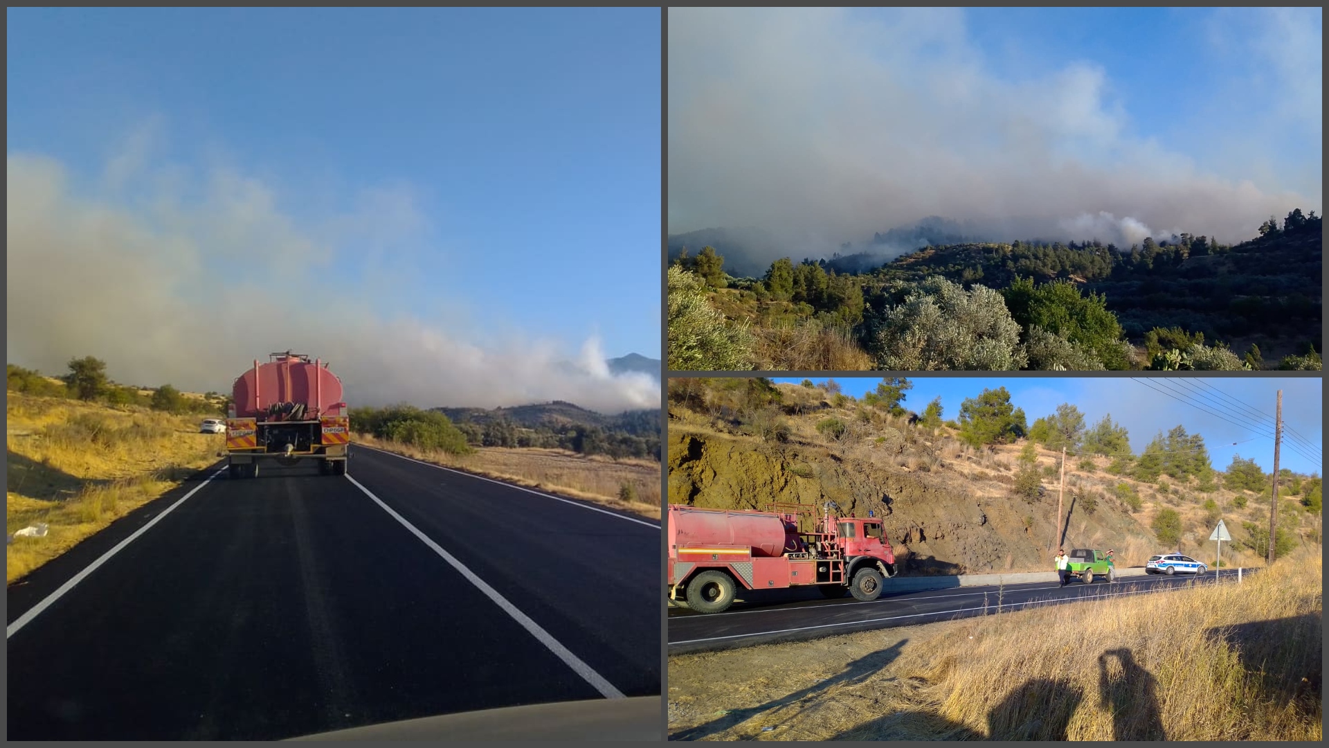 "Κόλαση πυρός" στον Ξυλιάτο: Ανίκητος ο άνεμος για τα επίγεια και εναέρια μέσα