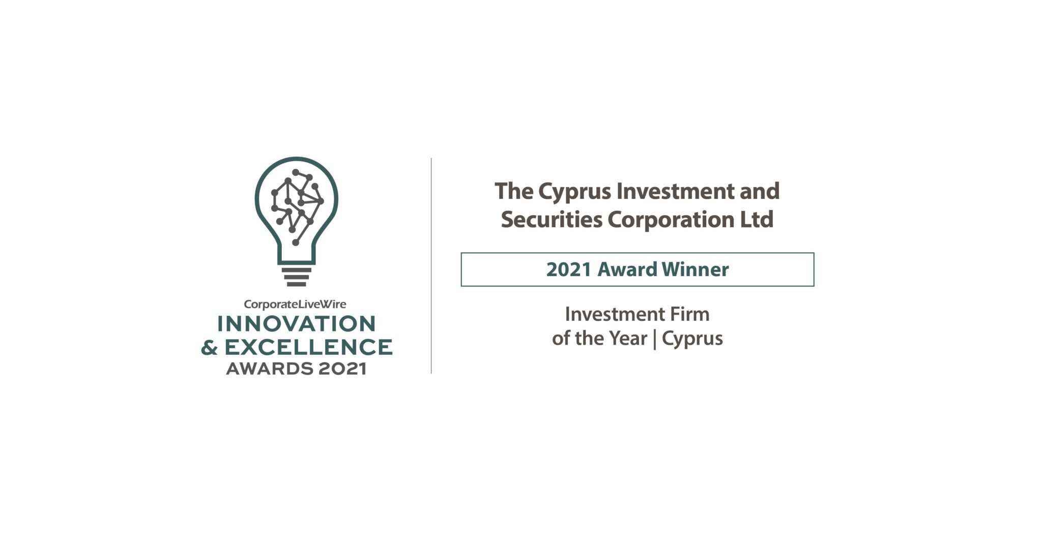 Διεθνής διάκριση για τηv The Cyprus Investment and Securities Corporation Ltd