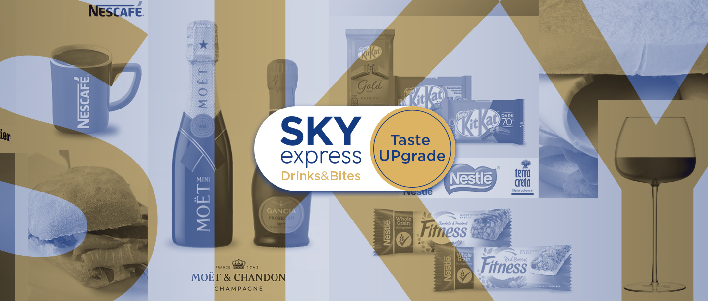 SKY Drinks & Bites, η νέα υπηρεσία που αναβαθμίζει την εμπειρία εν πτήσει!