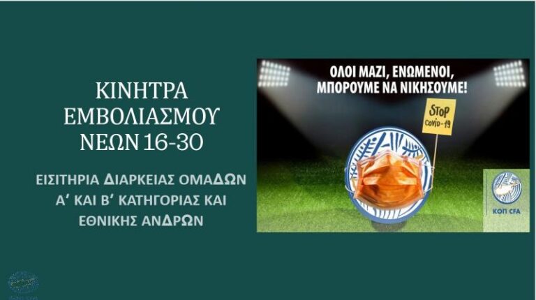Κίνητρα Εμβολιασμού Νέων: Κλήρωση Εισιτηρίων διαρκείας