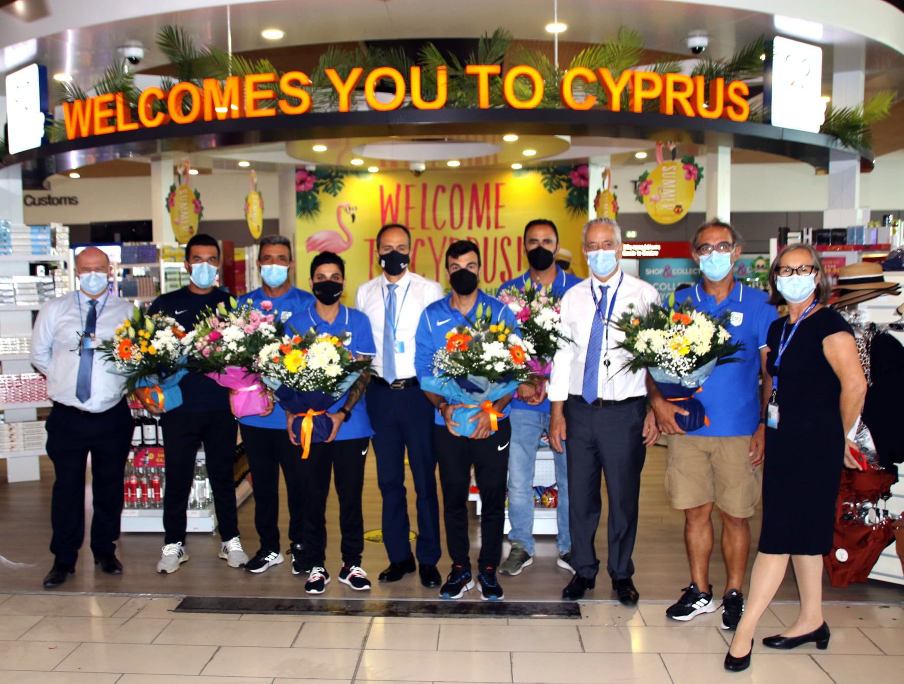 O πρόεδρος της ΚΟΕ υποδέχθηκε τους σκοπευτές μας