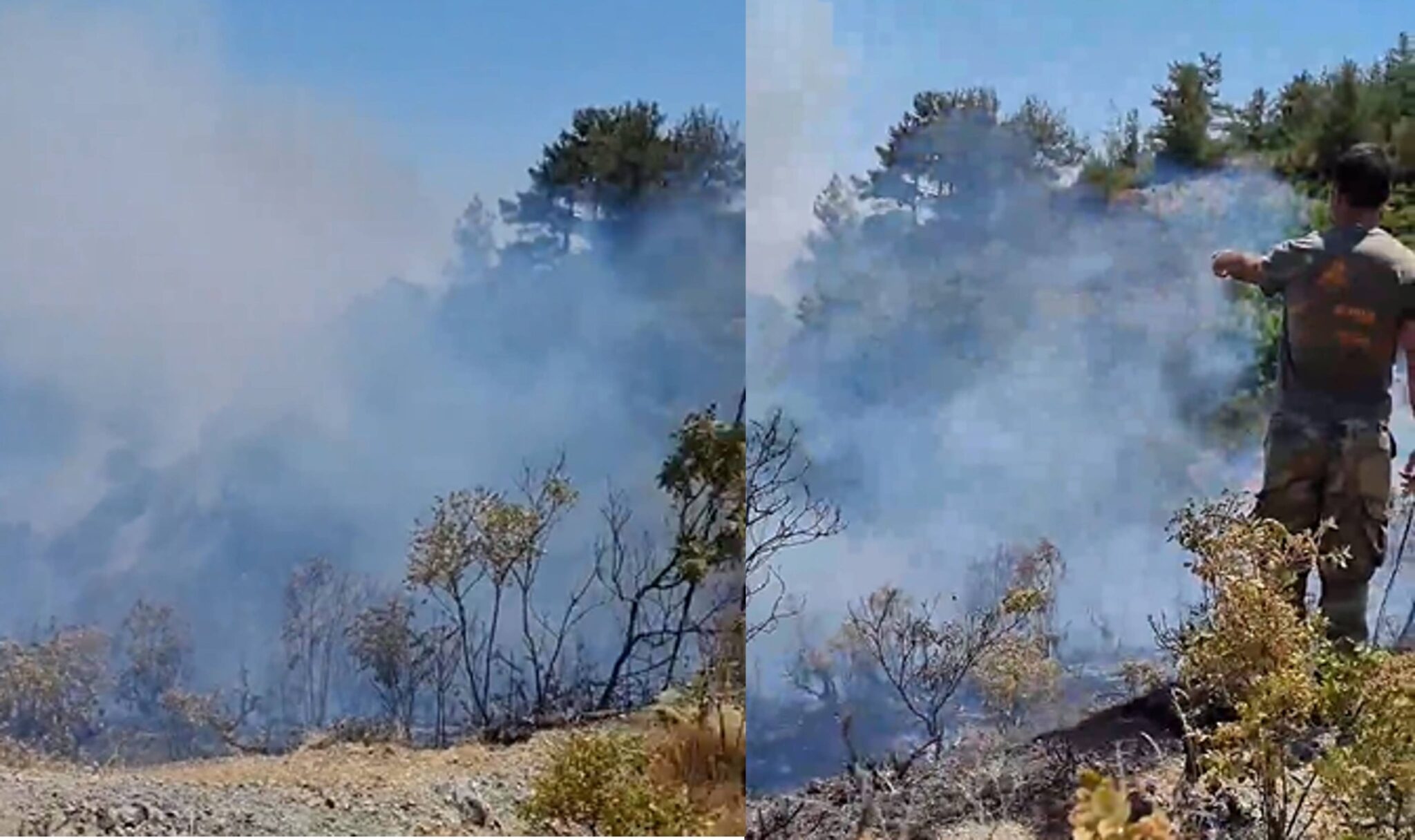 Υπό πλήρη έλεγχο πυρκαγιά που ξέσπασε στην Κυπερούντα (ΒΙΝΤΕΟ)