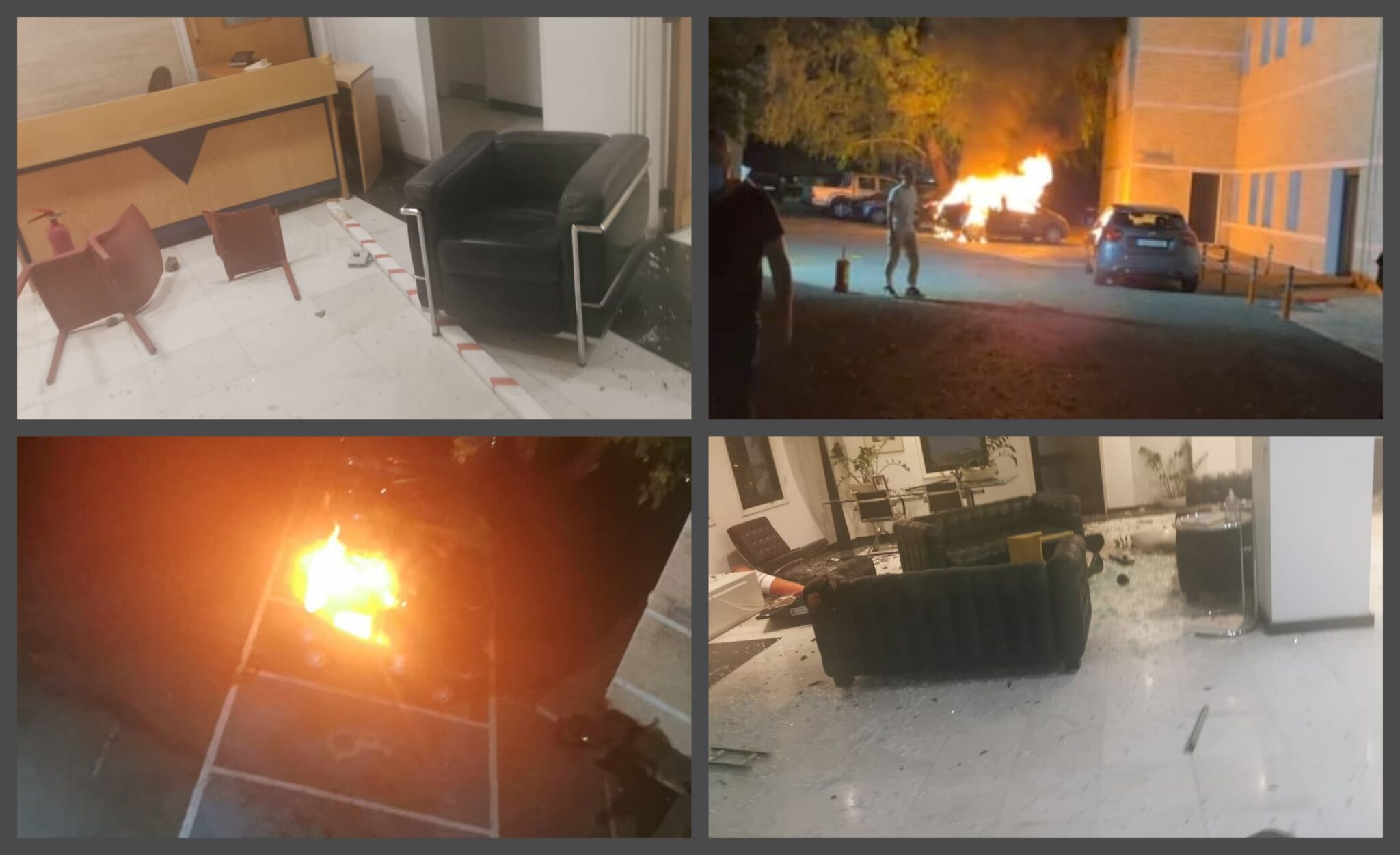 Εικόνες ντροπής! Επίθεση τραμπούκων κατά τηλεοπτικού σταθμού