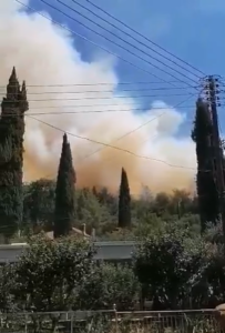 ΒΙΝΤΕΟ: Συναγερμός για δασική πυρκαγιά στο Πέρα Πεδί