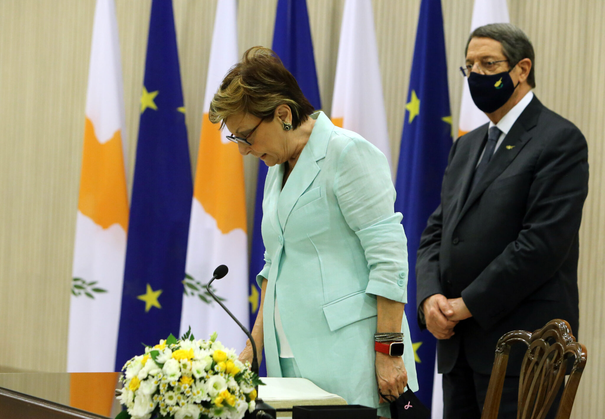 "Κεφάτη" η Υπουργός Δικαιοσύνης μετά το ατύχημα που είχε σπίτι της