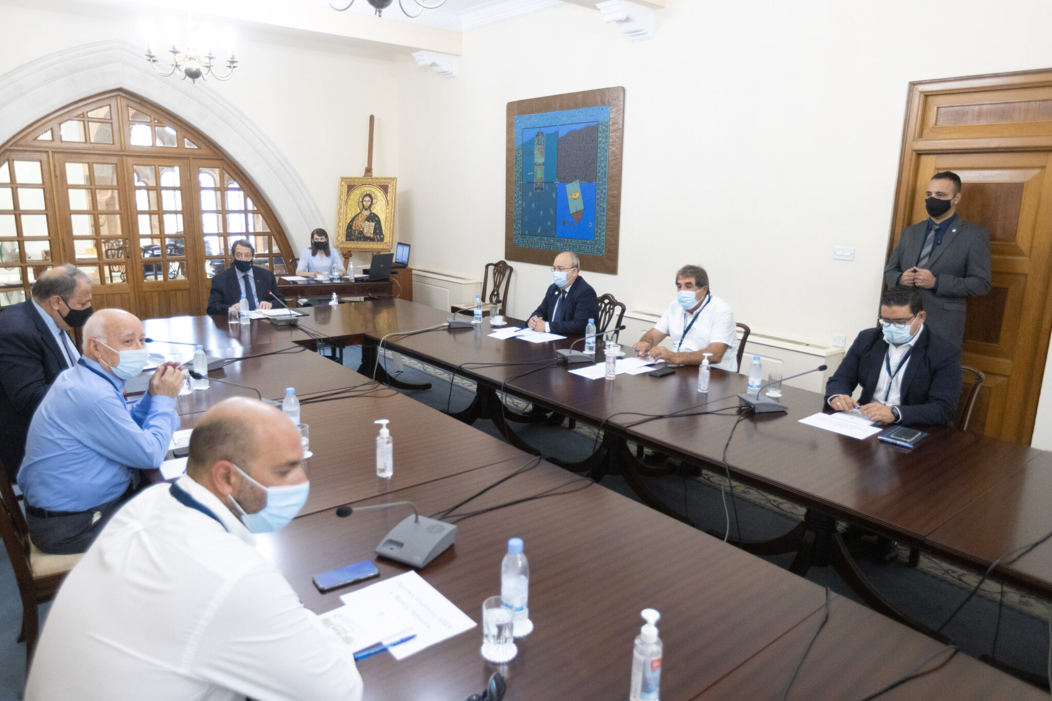 Εθνικό Συμβούλιο για την Αμμόχωστο στην παρουσία του Δημάρχου Σίμου Ιωάννου