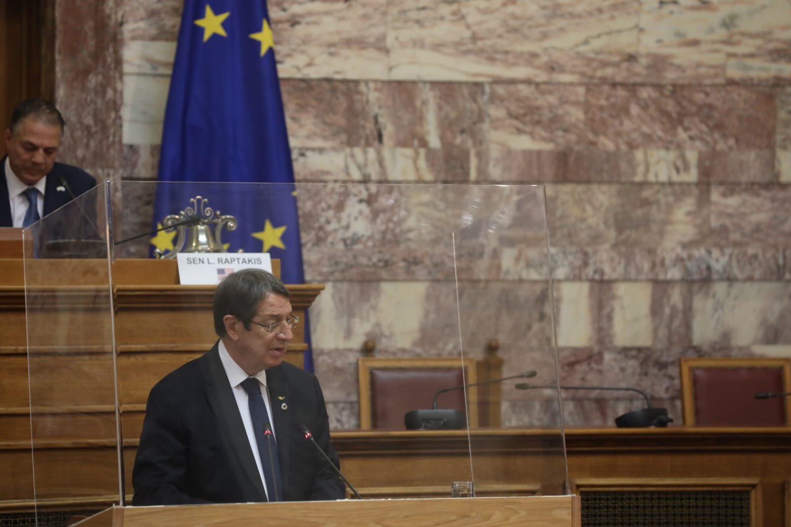 Μήνυμα ενότητας από Αναστασιάδη στην Βουλή των Ελλήνων